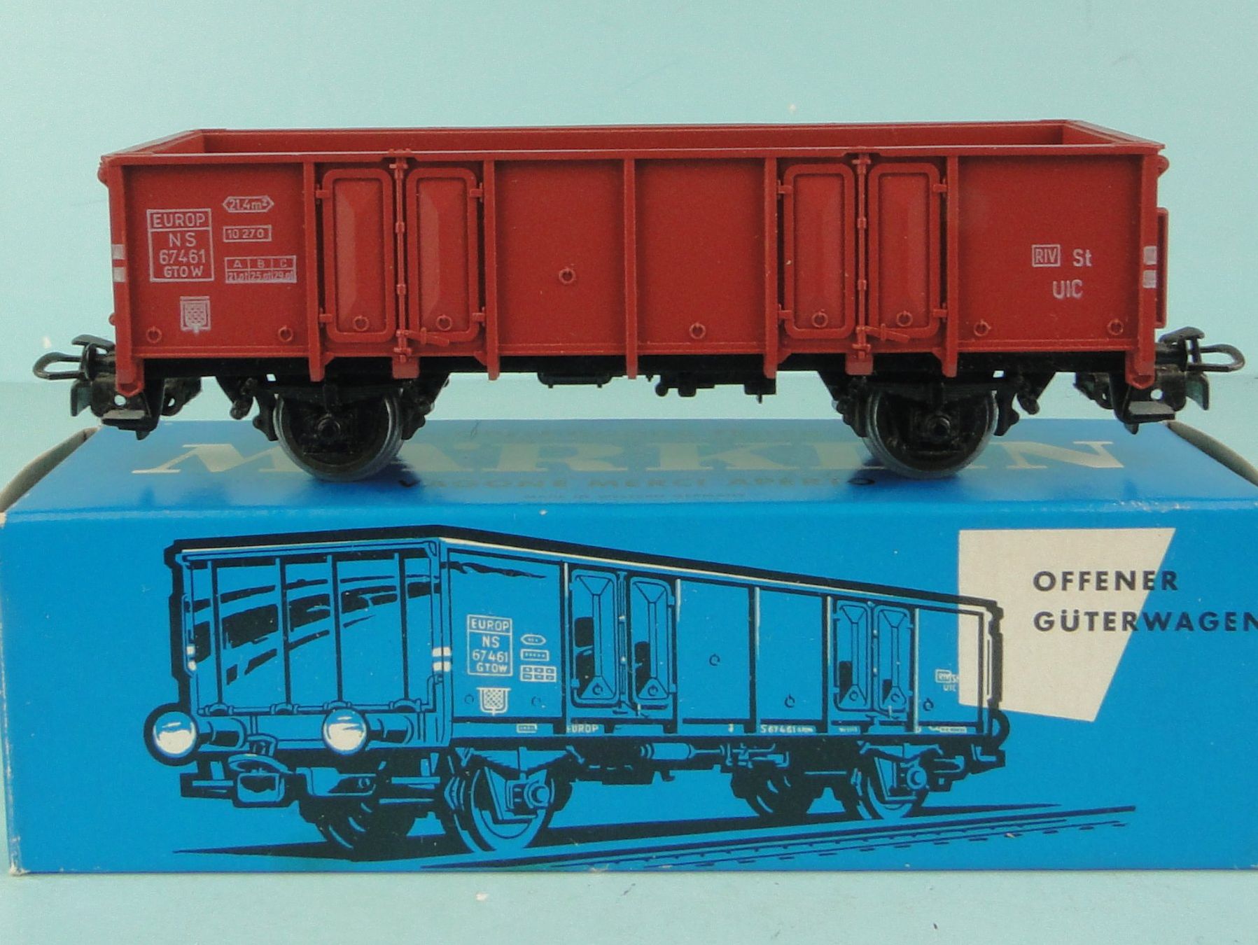 Märklin Modellini di ferrovie: Märklin 4639 Offener Wagen – Usato da Bülach venduto da cann11 3