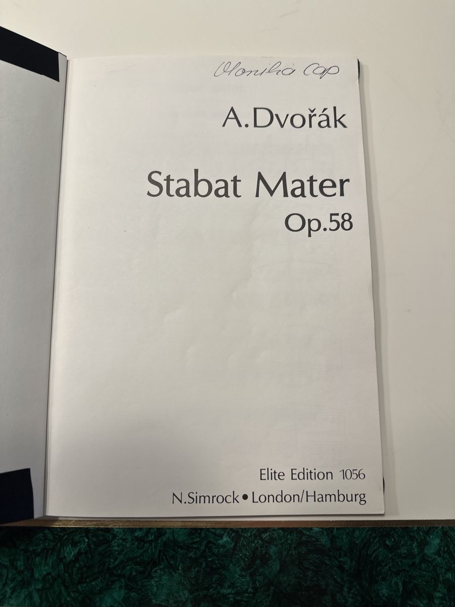 Libri: Dvorak: Stabat Mater - Elite Edition 1056 – Usato da Wald ZH venduto da Martin79
