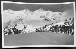 Täschhorn, Dom, Südlenz Ulrichshorn, von Saas-Fee /ca. 1930