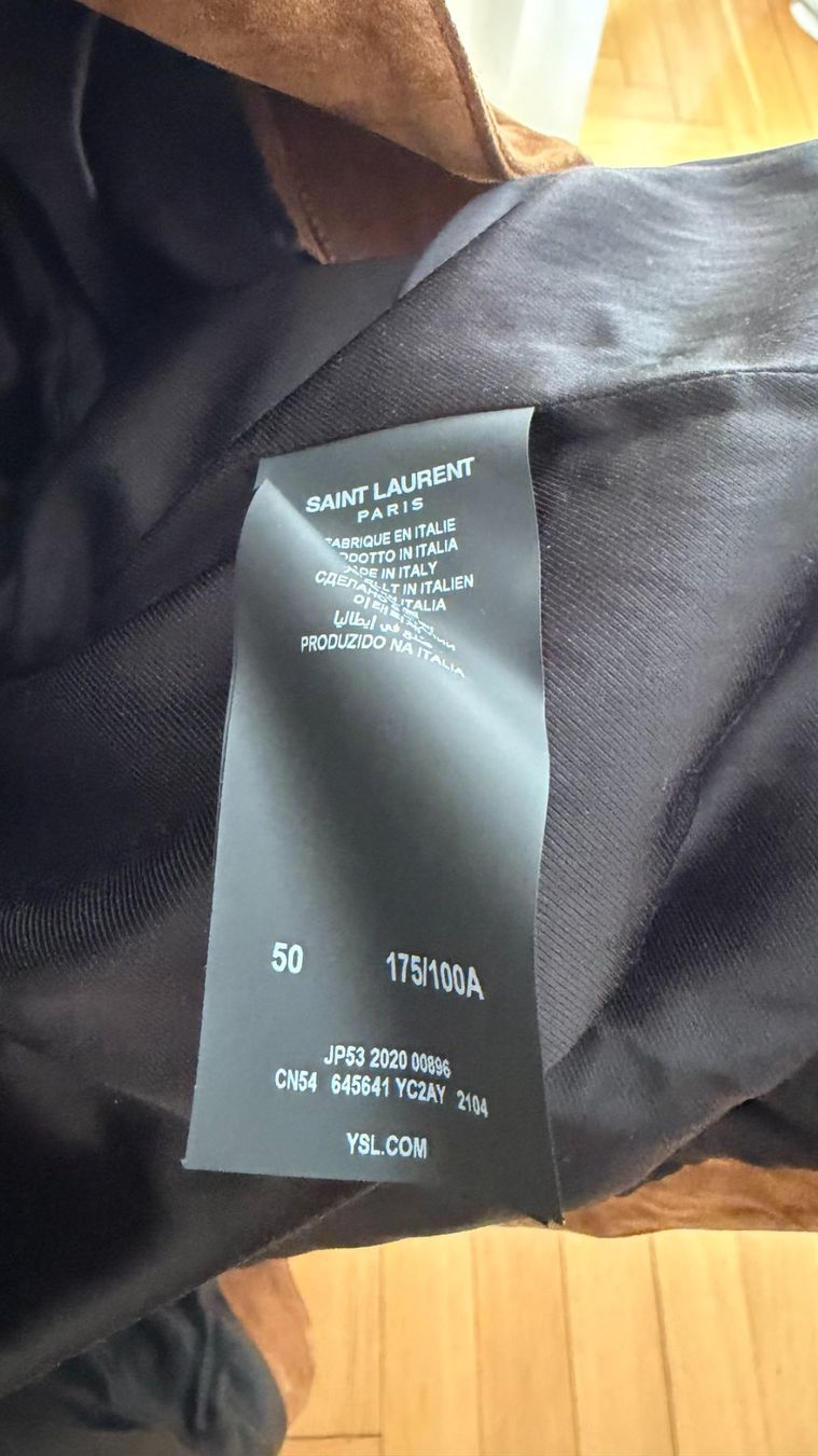 Saint Laurent Giacche: Veste en daim Saint Laurent – Usato da Genève venduto da tan_h6b8 3