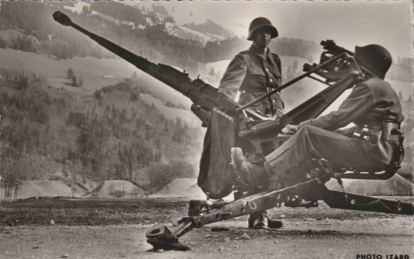 Ansichtskarten: Militär-Schweiz- D.C.A. 20mm – Gebraucht aus uttwil von Koehlerfred