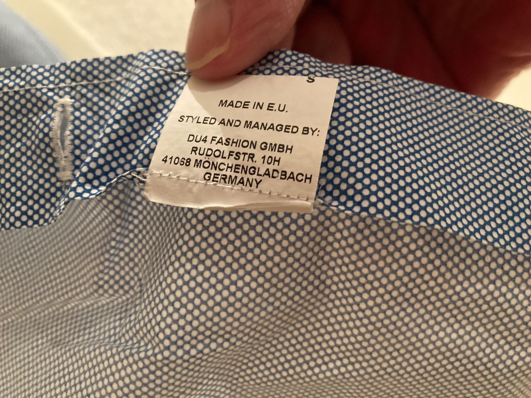 Camicie: Herrenhemd DU4/Made in Germany, Blauton – Nuovo (secondo la descrizione) da Berneck venduto da Ordnung2021 8