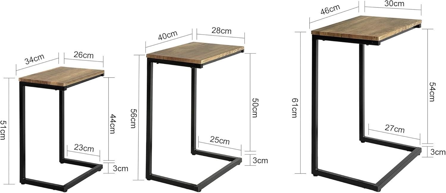 Tavoli: Couchtisch, Beistelltisch, 3er Set – Nuovo (secondo la descrizione) da Sins venduto da Taschending 4