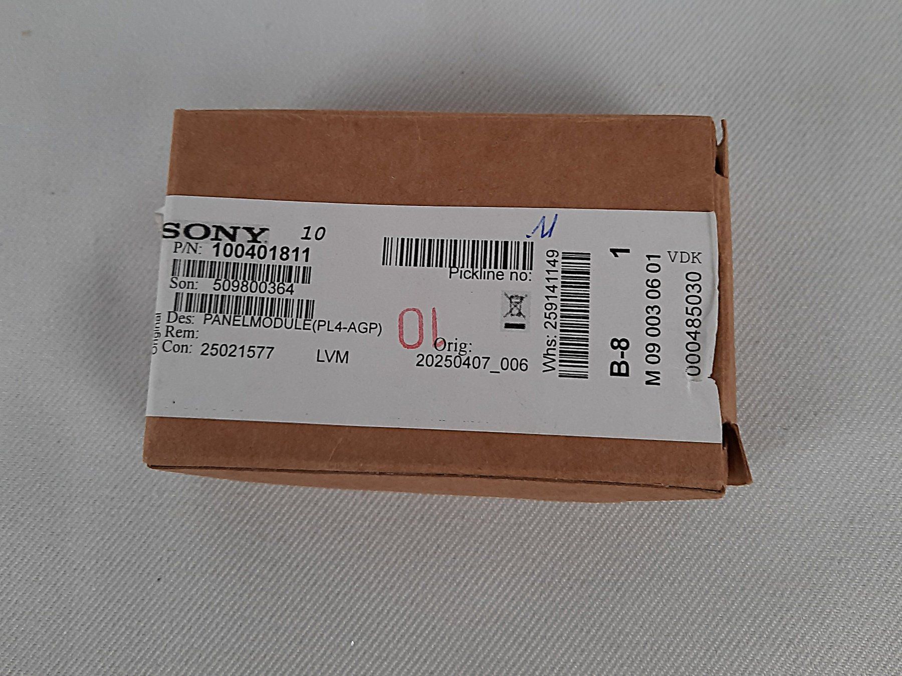 Componenti elettronici: SONY Panel Module (PL4-AGP) – Nuovo (secondo la descrizione) da Beinwil am See venduto da Restwert_Beinwil 2