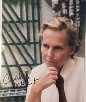 Christine Ockrent Autogramm signiert Foto 20x25cm