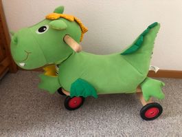 Rutsche Stoff Drache auf