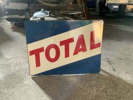 Emailleschild Total Werbeschild Vintage guter Zustand
