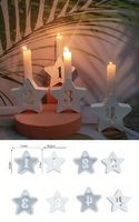 Giessform Silikonform Weihnachten Stern Advent