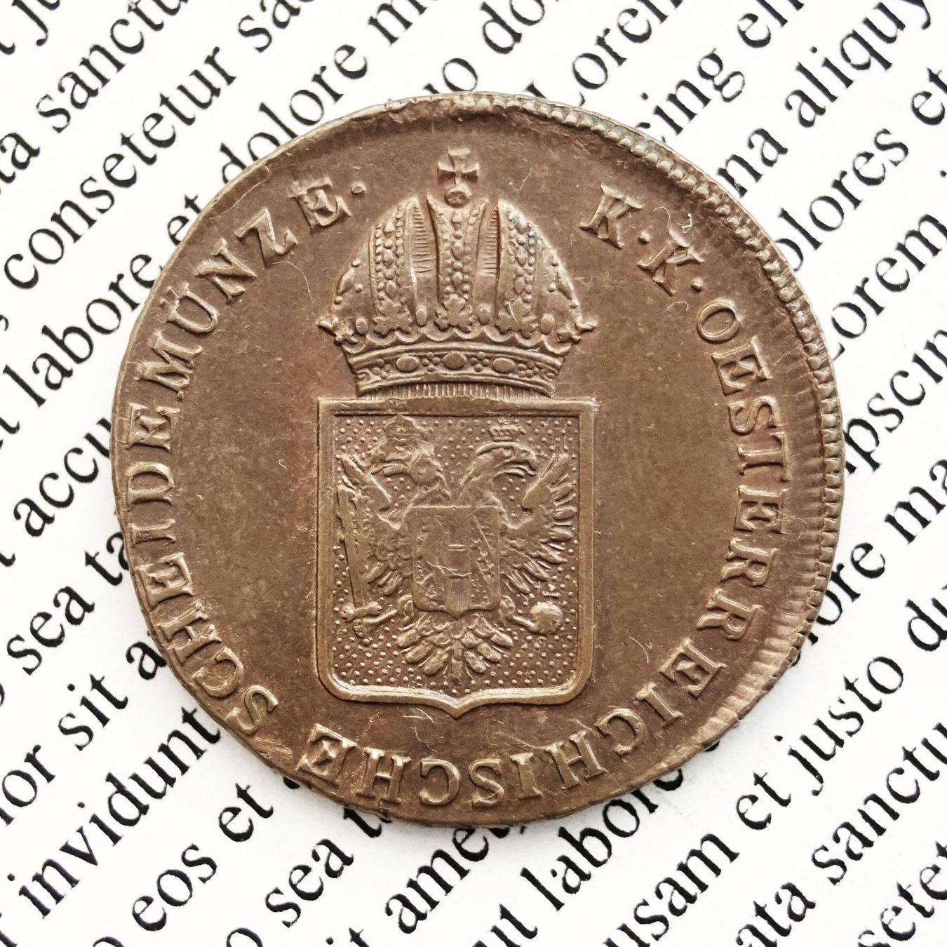 Tutti le monete: Ein Kreuzer 1816 B UNZ – Usato da Flamatt venduto da samowarow 3