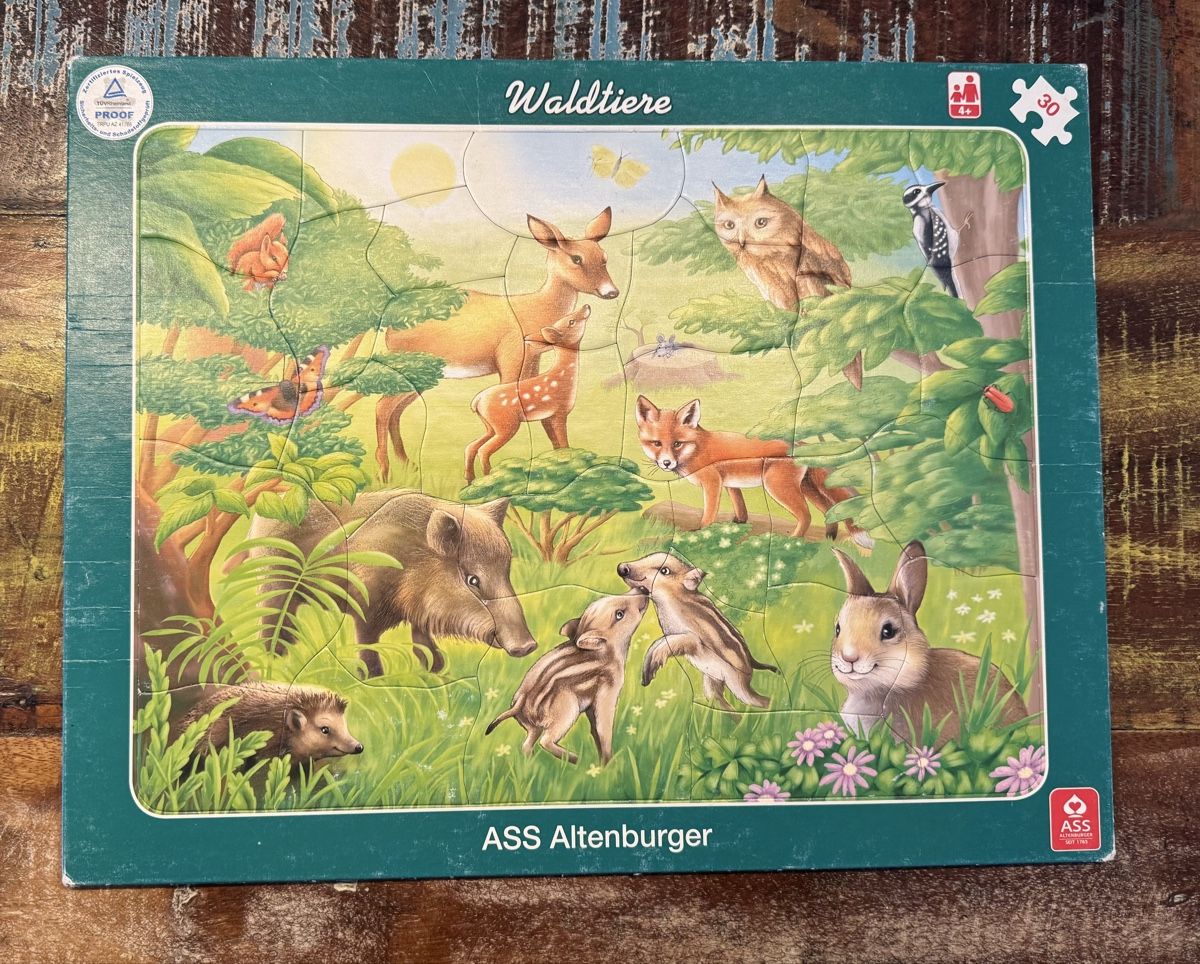 Puzzle: Puzzle Waldtiere, 30 Teile - 4+ – Usato da Flumenthal venduto da Krajan