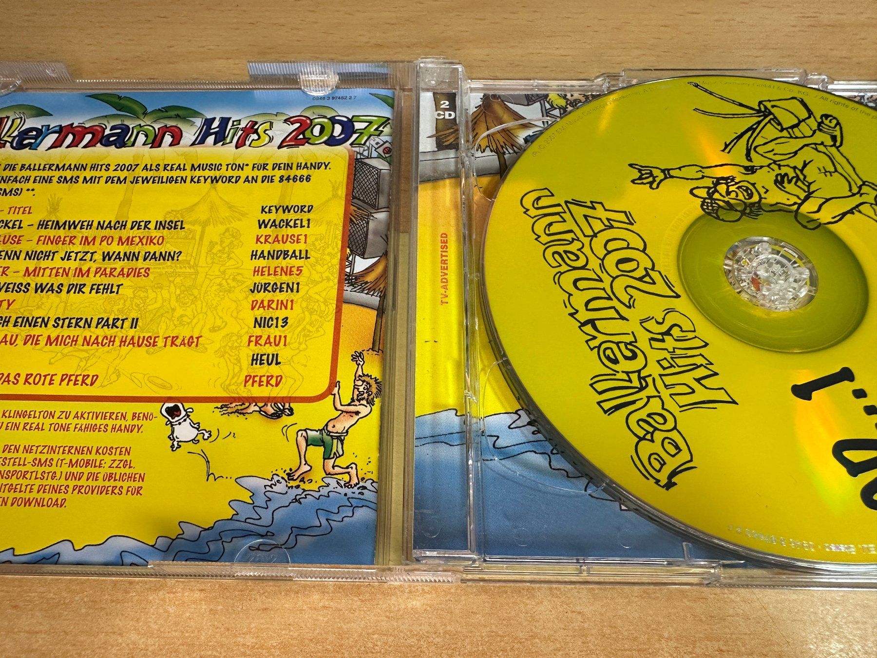 CD: H1 Various – Ballermann Hits 2007 - 2 CD – Usato da Rikon im Tösstal venduto da Alpenmutz 2