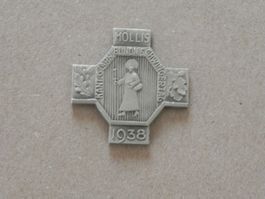 Abzeichen GL- GR Schwingfest Schwingen Mollis GL 1938