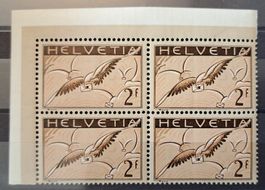 Flugpost F13z 4er Block postfrisch