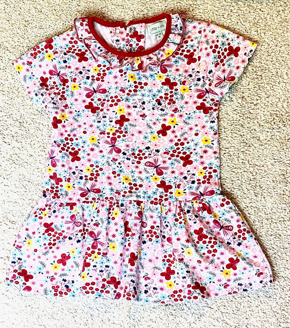 Vestiti & Gonne: Mädchen Kleid 80-89  von Lilly + Sid  100%  BIO Baumwolle. – Nuovo (secondo la descrizione) da Uster venduto da ros_pym8