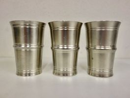 Zinnbecher 271gr Zinn zum basteln Zinngiessen Silvester