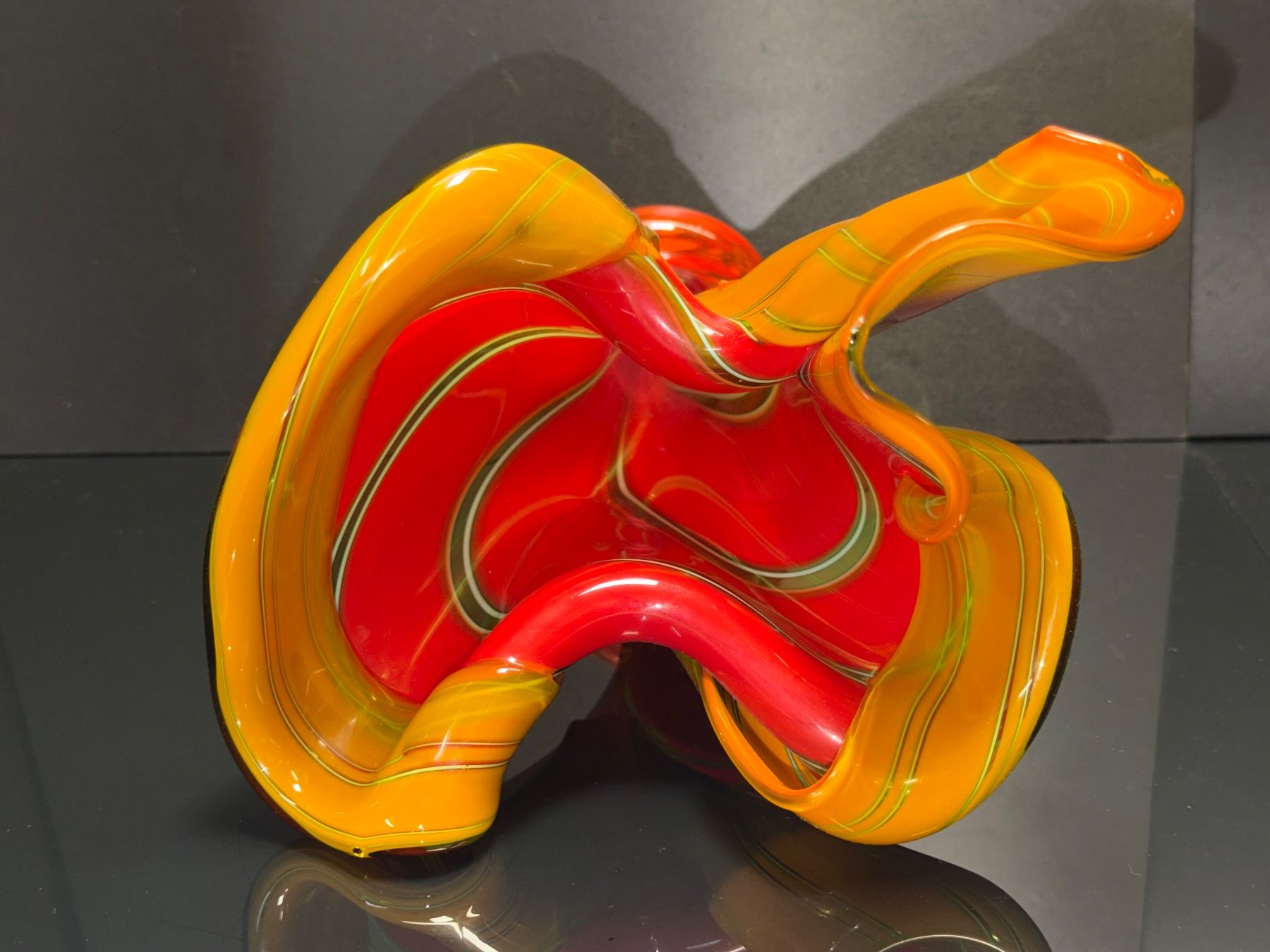 Vasen & Gefässe: VASE GROSS, CH-GLASKUNST MARCEL + ANDI BILAND 1999 EINZELSTK – Gebraucht aus Matzingen von exklusives 5