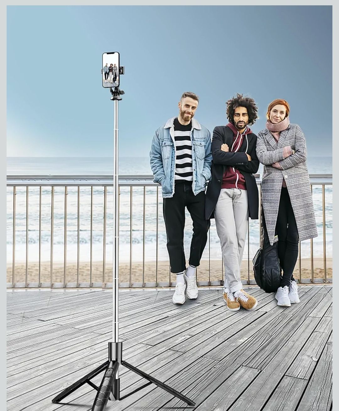 Treppiedi & Teste: 180cm Handy Stativ Ständer & Selfie Stick – Nuovo e nell'imballaggio originale da Rupperswil venduto da Cordi79 8