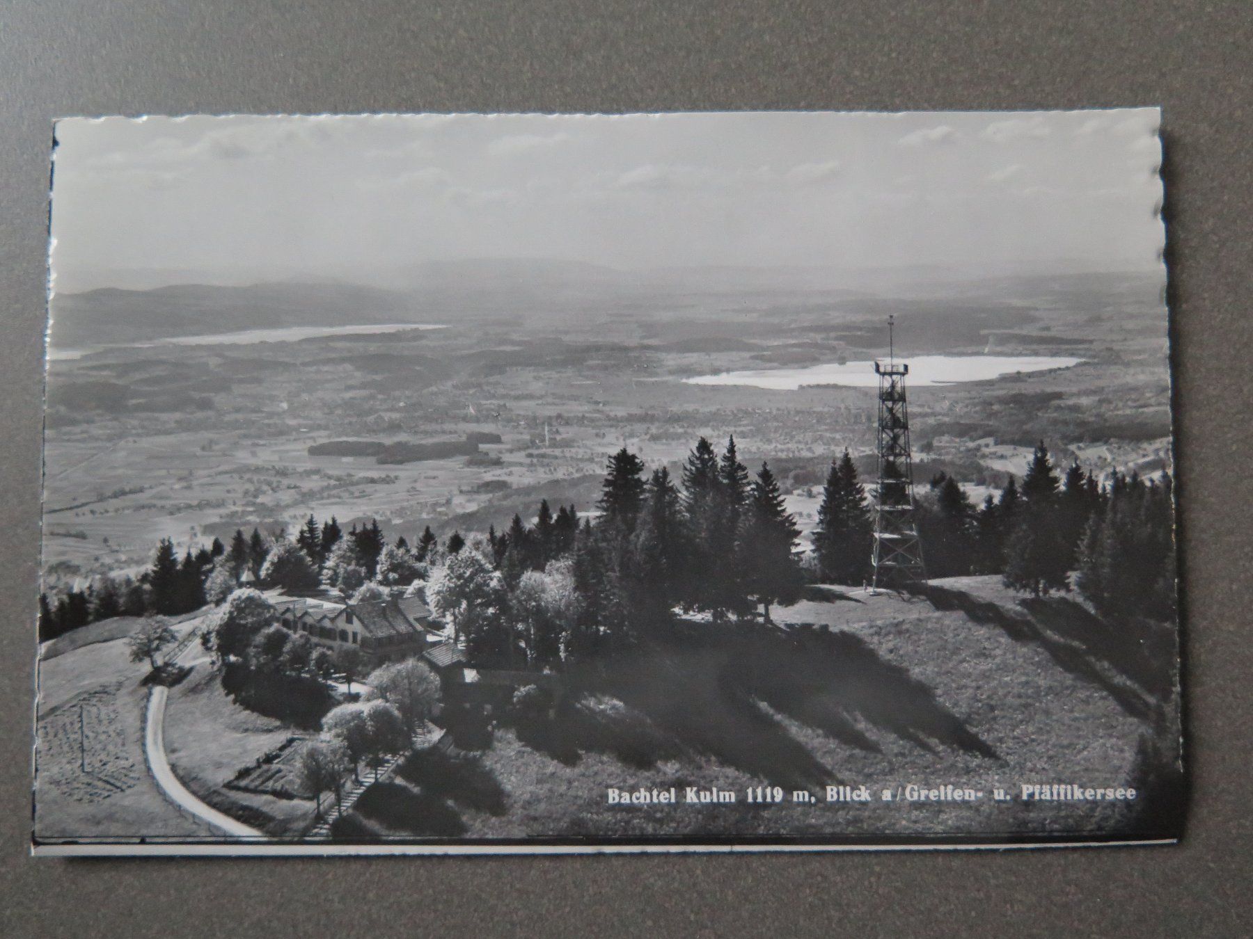 Cartoline postali: BACHTEL KULM - GREIFEN- U. PFÄFFIKERSEE – Usato da Wittenbach venduto da lipasal