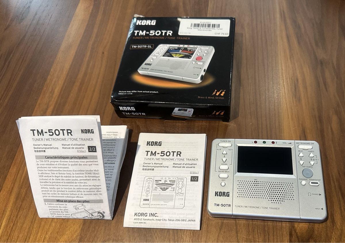 Korg Messen: KORG Stimmgerät TM-50TR – Gebraucht aus Rheinfelden von vanha2019