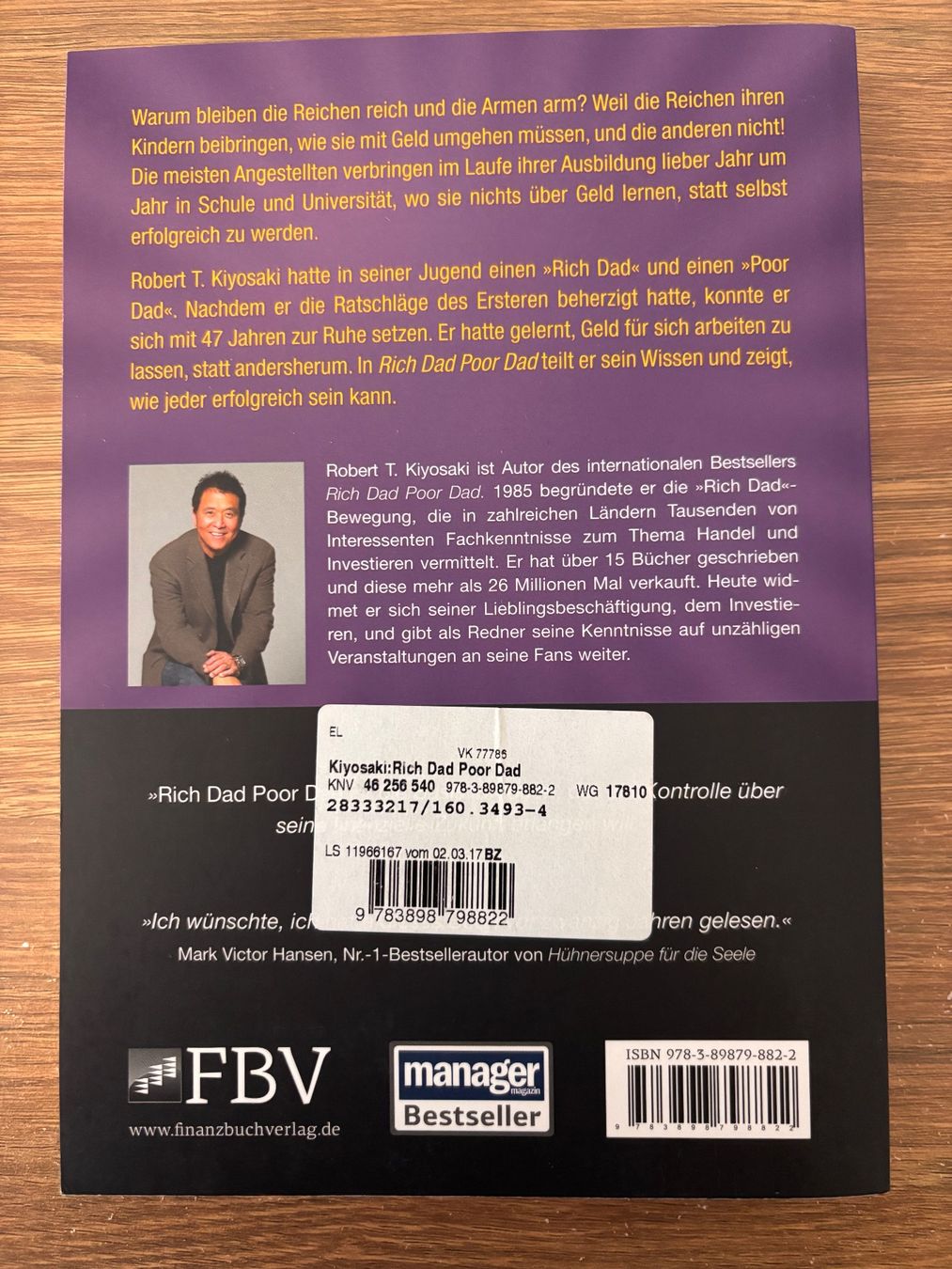 Libri: Rich Dad Poor Das - Robert T. Kiyosaki – Usato da Fahrwangen venduto da mariokova01 1
