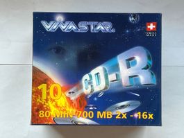 10 x CD-R - VIVASTAR - 700 MB 80Min 2x-16x