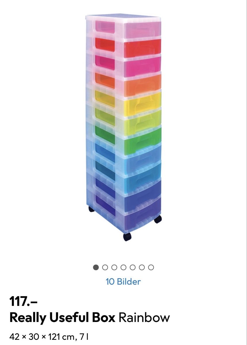 Contenitori & Simili: Really Useful Box Rainbow – Usato da Unterseen venduto da domhad 1