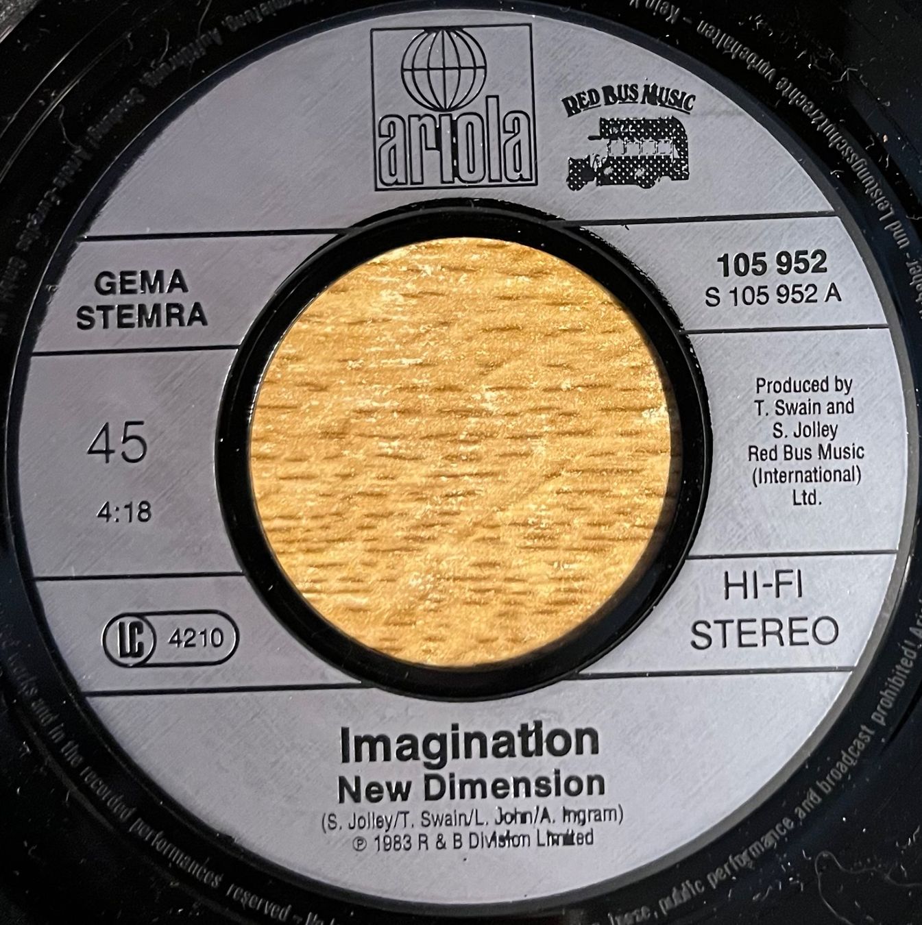 Dischi in vinile: IMAGINATION - NEW DIMENSION – Usato da Bussigny venduto da vinyl-pas-cher 2