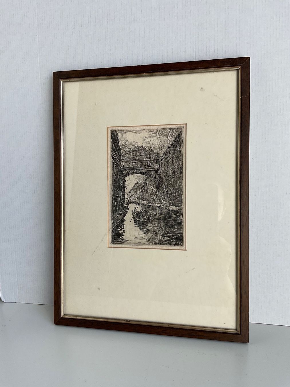 Poster & Bilder: Bild mit Rahmen / Venezia Seufzer Brücke – Gebraucht aus Rümlang von euqinom16