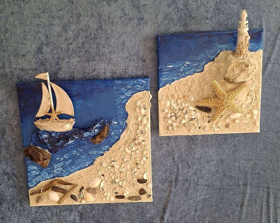 Foto & Immagini: 2 maritime Bilder auf Leinwand in 3D – Usato da Rain venduto da barney03