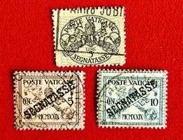VATIKAN SEGNATASSE PORTOMARKEN 1931 1945 GEBRAUCHT