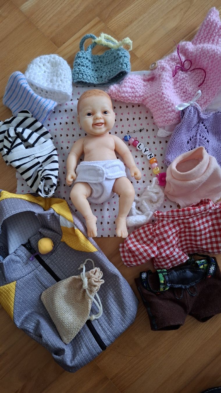 Bambole: HÜBSCHES SILIKONBABY 20 CM – Usato da Rotkreuz venduto da jud_7jrb 2