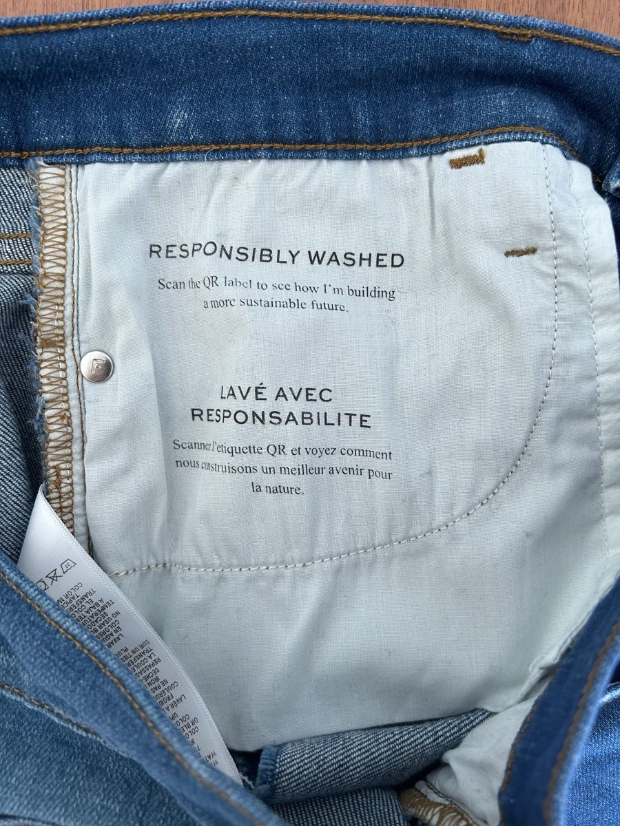 Jeans: Short en jean Frame 28 neuf – Nuovo (secondo la descrizione) da Genève venduto da Sarahchge 4