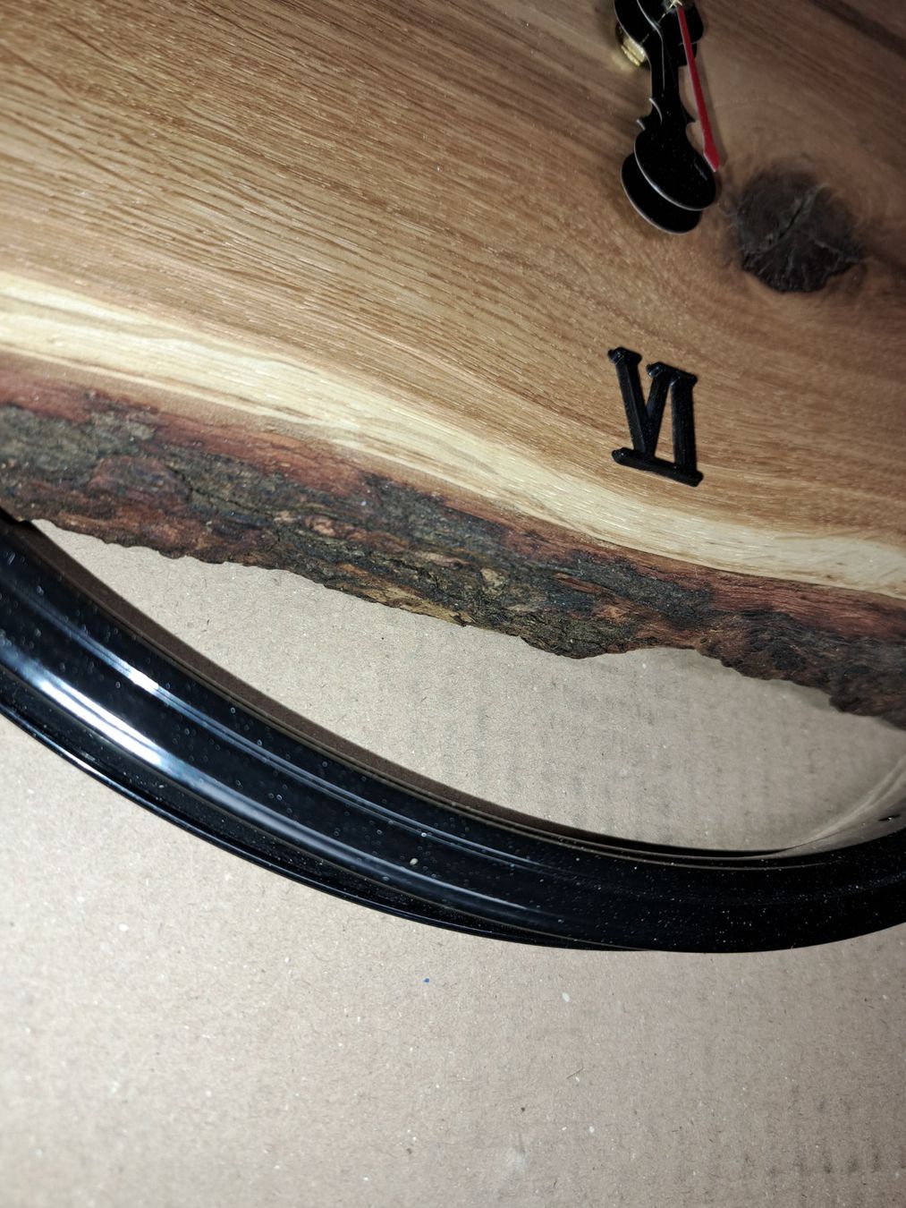 Orologi da terra & Orologi da parete: Holz Wand Uhr Eiche eichenholz geräuschlos – Nuovo (secondo la descrizione) da Widnau venduto da Senna7 4