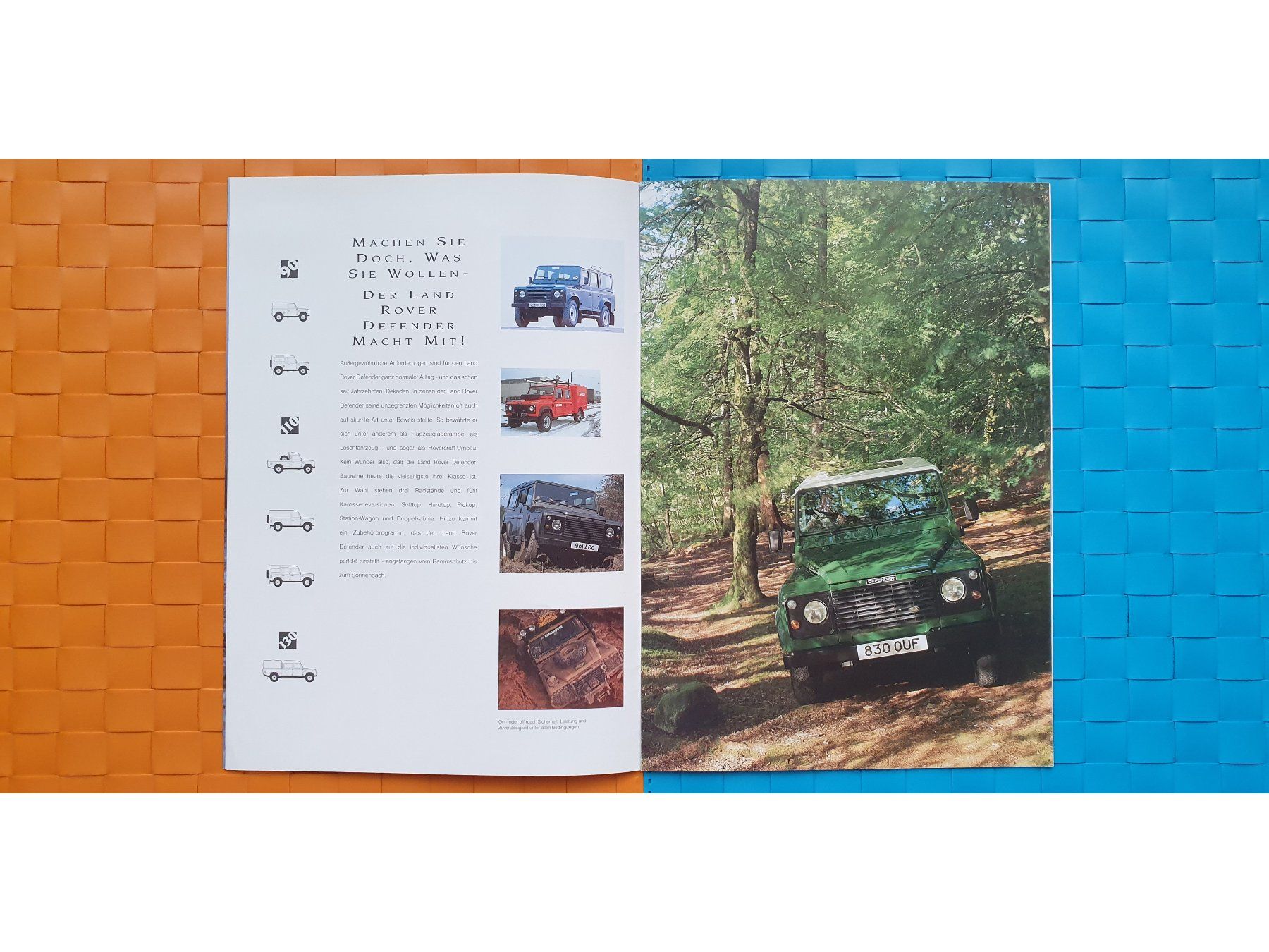 Riviste & Magazine: LAND ROVER DEFENDER 1997 - Prospekt / Katalog – Usato da Viganello venduto da CARLiteratur 2