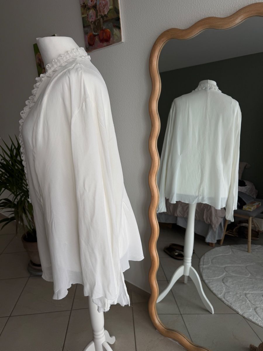 H&M Blusen: Elegante Bluse weiss – Neu (gemäss Beschreibung) aus Muttenz von einfach-schoen 1