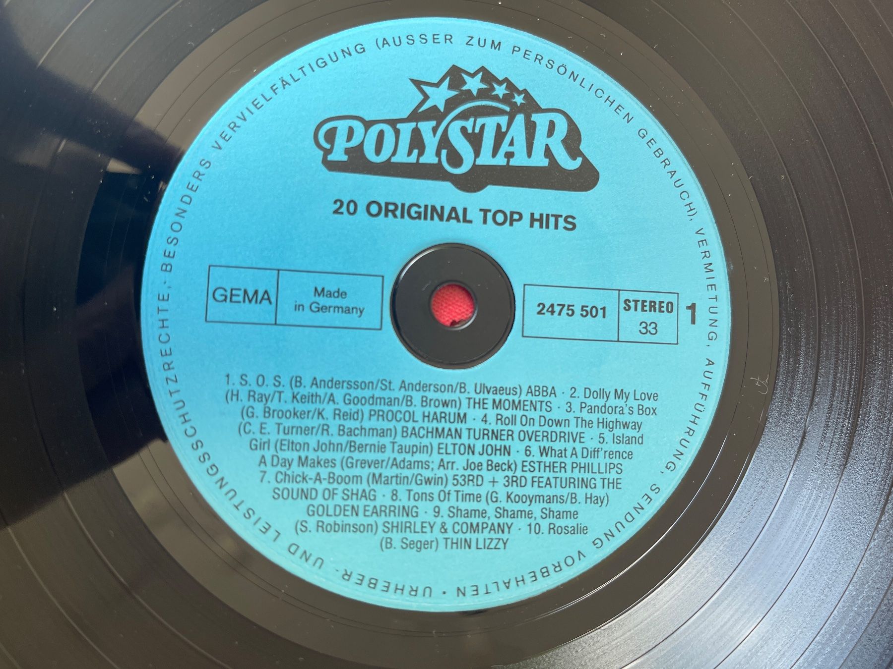 Schallplatten: A631/Polystar 20 Original Top Hits – Gebraucht aus Frutigen von Philippe_jsp 2