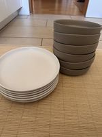 Tellerset Keramik aus Steinzeug