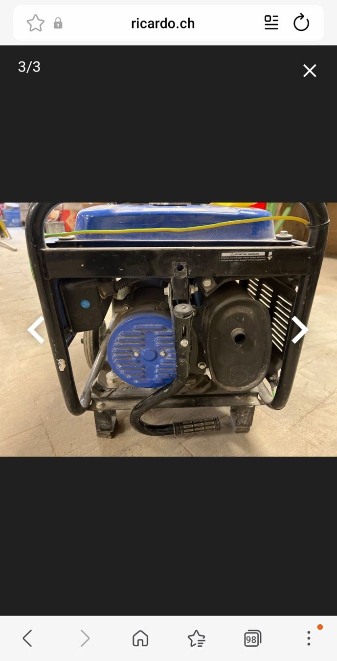Générateurs de courant: Stromgenerator OKAY 4.5KW gebraucht – D'occasion à Pratteln par ale_6nw5 2