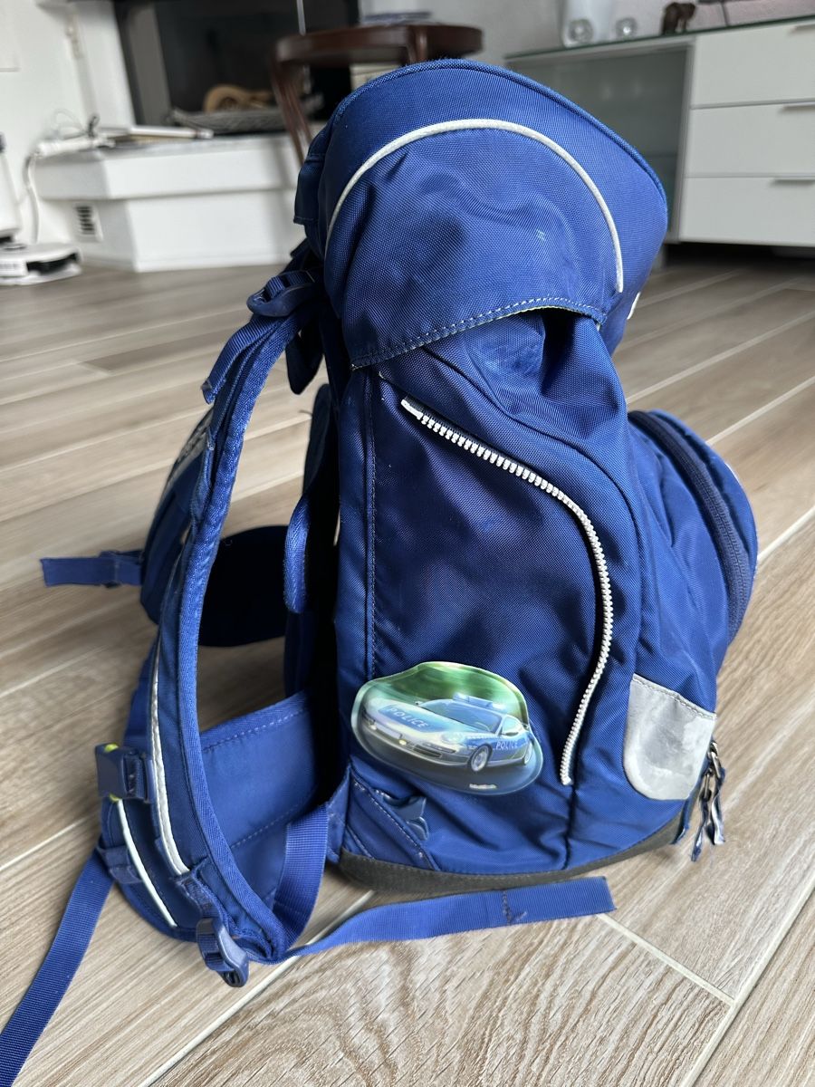 Ergobag Borse & Zaini: Ergobag Schul Thek blau mit Polizei Kletties – Usato da Rudolfstetten venduto da Joyw 3