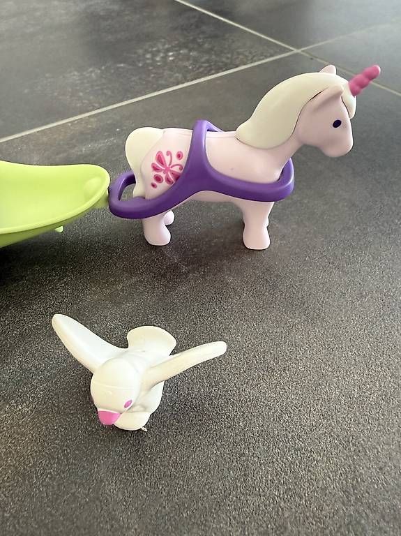 Playmobil Giocattoli: Playmobil 1.2.3 Einhornkutsche mit Fee – Usato da Lüterkofen venduto da GiCa_ 2