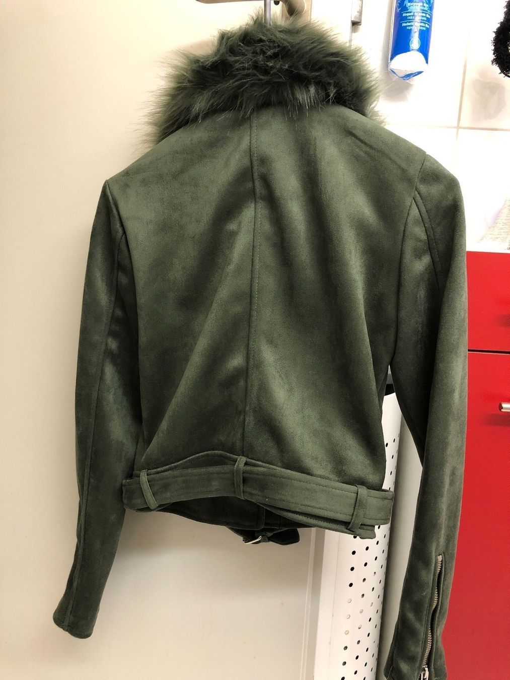 Jacken: Kunstlederjacke mit Pelz 34 – Neu (gemäss Beschreibung) aus Root von NaBr76 3