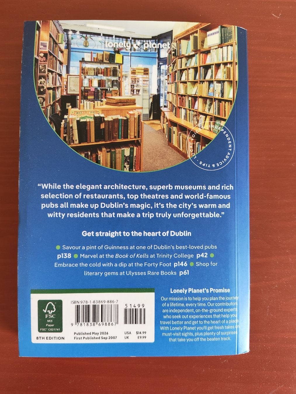 Libri: Lonely Planet pocket Dublin city guide with map – Usato da Zürich venduto da nic_wp6s 1