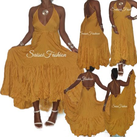 Sommer Boho,Strandkleid Maxikleid XS-L