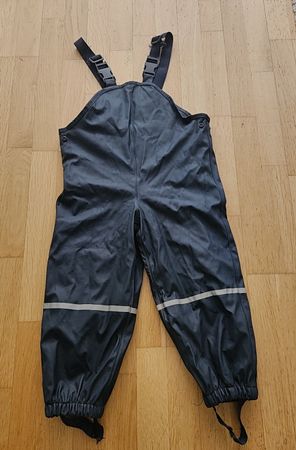 Regenhose dunkelblau Kind Grösse 98/104