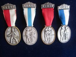 4 X Schützenauszeichnung V.Z.F.