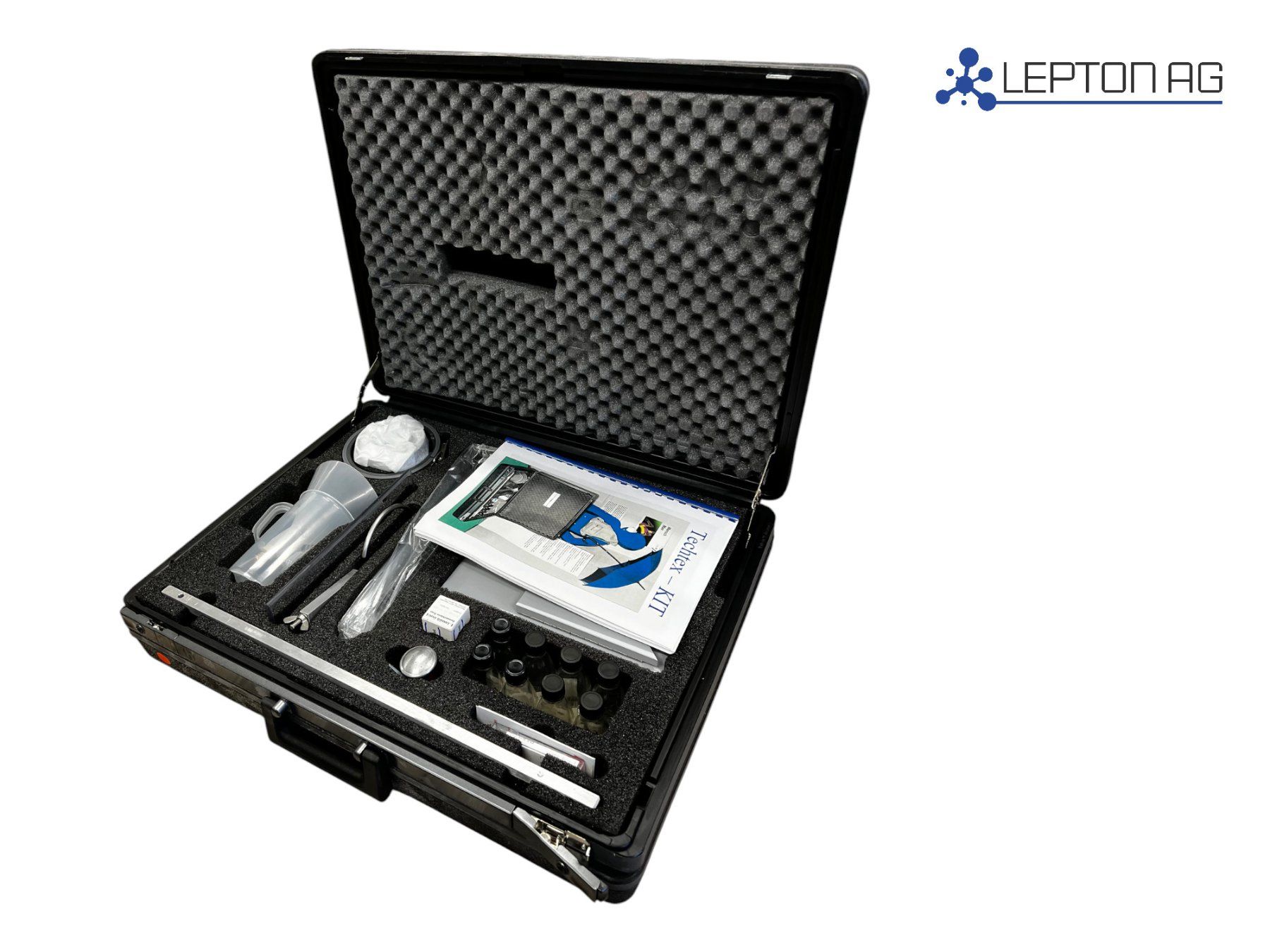Accessori da laboratorio: Techtex-Kit Koffer für div. Textiloberflächentests – Usato da Niederdorf venduto da LeptonAG_Labor
