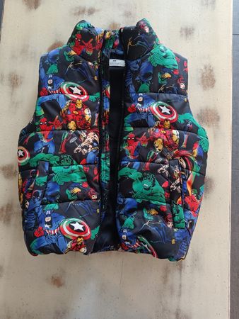 Weste H&M Marvel Comic Motiv wie neu