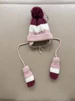 Baby winter set hat and mittens - size 12-18 months
