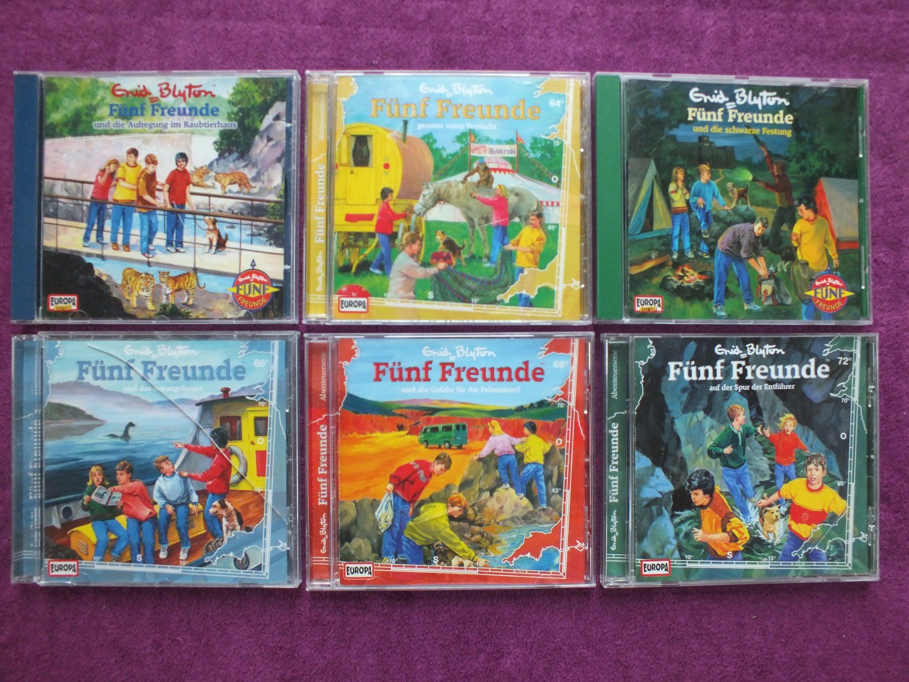 CDs: 6 - Fünf Freunde - Hörspiel - CD´s – Gebraucht aus Müllheim Dorf von Seeeule01