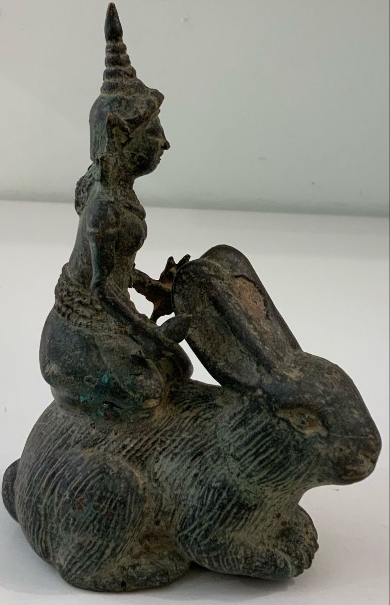 Statuette: Lapin en bronze Népalais – Usato da rolle venduto da Tontonjulot 1